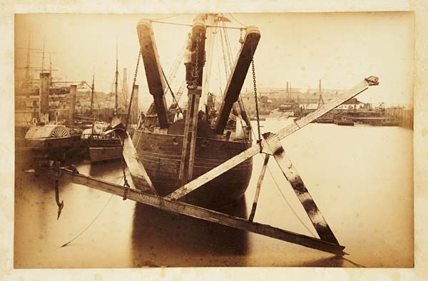 (64) Ship salvaging the wreckage of the Tay Bridge