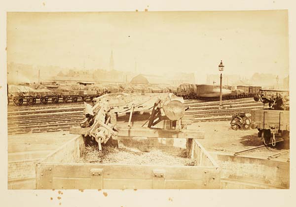 (79) Wreckage salvaged from the collapsed Tay Bridge