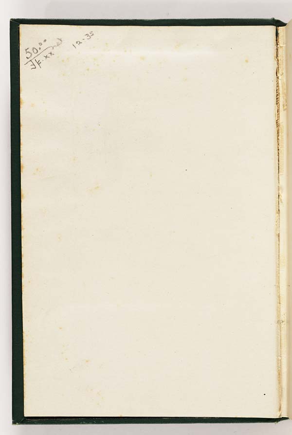 (5) Front free endpaper (verso) - 