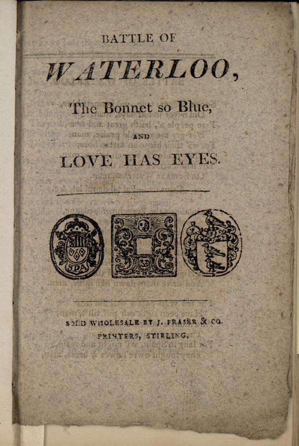 (1) Title page -