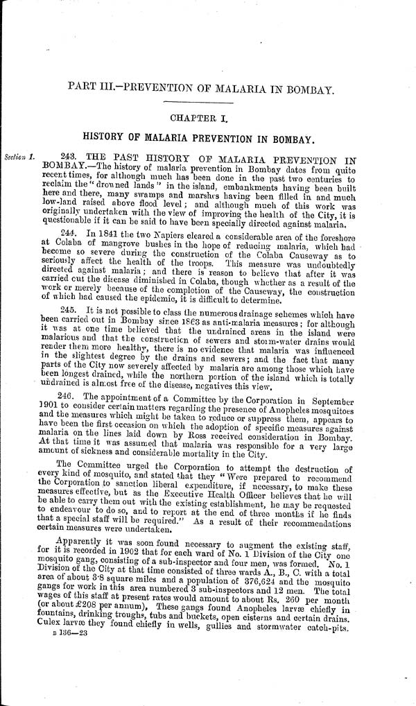 (129) Page [89] - Part III. Prevention of malaria in Bombay
