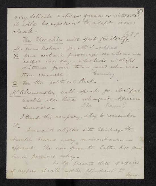 Letter of Benjamin Disraeli to John Murray, 18 September 1825 - MS.42625 ff.19-20