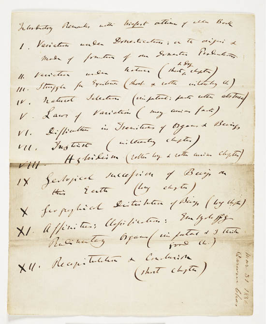 Letter of Charles Darwin to John Murray, 31 March 1859 - MS.42153 ff.12-13