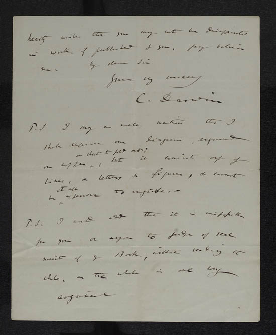 Letter of Charles Darwin to John Murray, 2 April 1859 - MS.42154 ff.18-19
