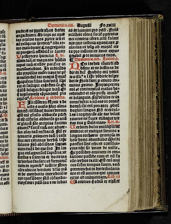 (49) Folio 25 - Dominica .v. augusti