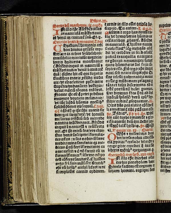 (106) Folio 53 verso - Dominica .xx.