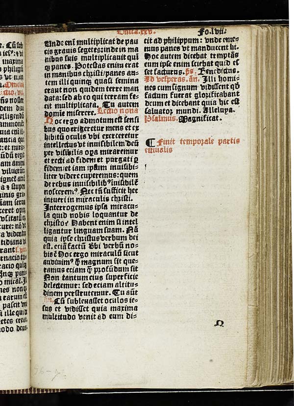 (113) Folio 57 - Dominica .xxv.