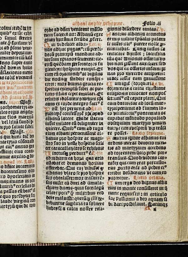 (3) Folio 2 - Junius In festo sancti albani anglie prothomartyris