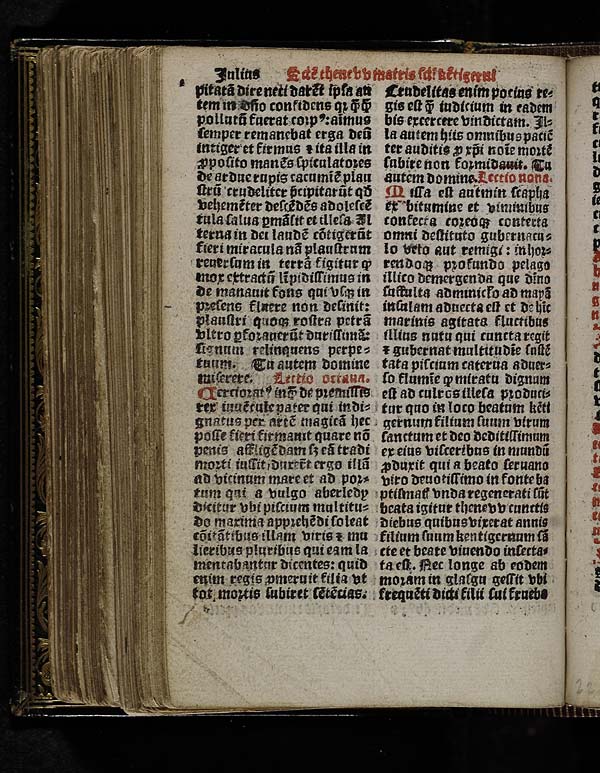 (70) Folio 35 verso - Julius Sanctem thenevv matris sancti kentigerni