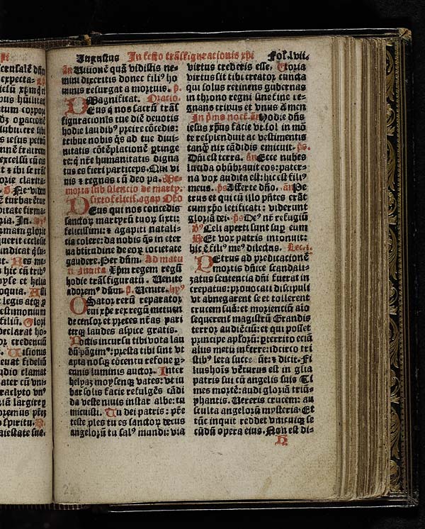 (113) Folio 57 - Augustus In festo transfiguracionis christi