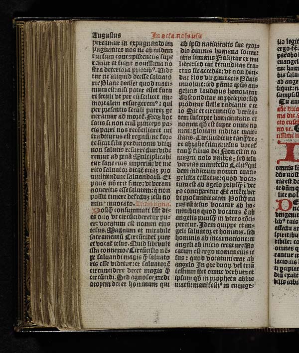 (142) Folio 71 verso - Augustus In octavam nominis iesu
