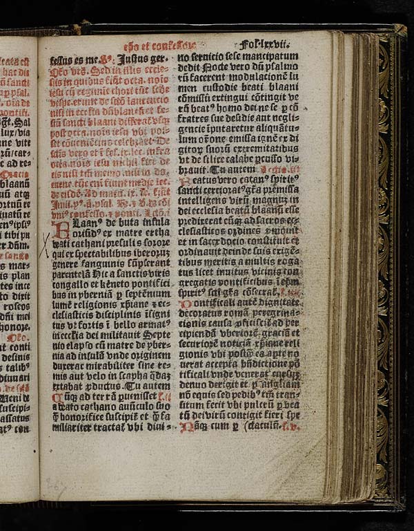 (153) Folio 77 - Augustus De sancto blaano episcopi et confessore