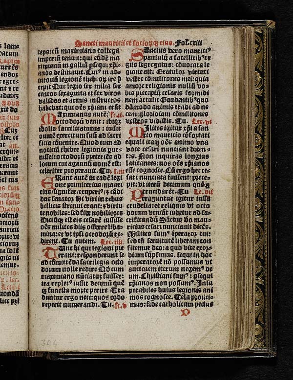 (225) Folio 113 - Sancti mauricii sociorumque eius