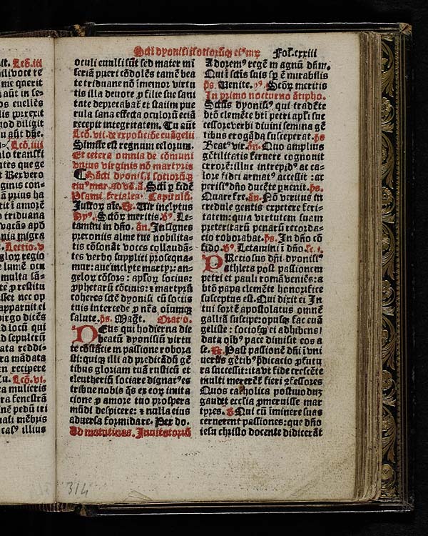 (245) Folio 123 - Sancti dyonisii sociorumque eius martyrum
