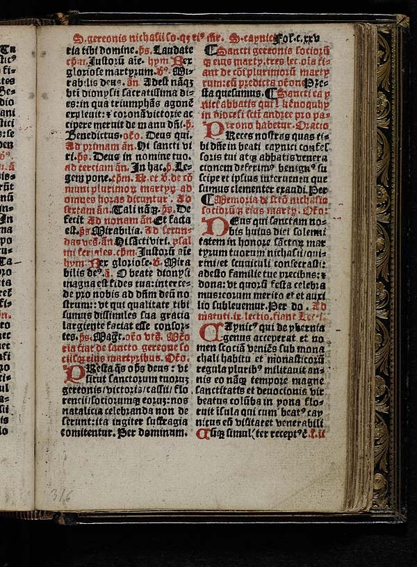 (249) Folio 125 - Sancti gereonis nichasii sociorumque eius martyrum. Sancte caynici