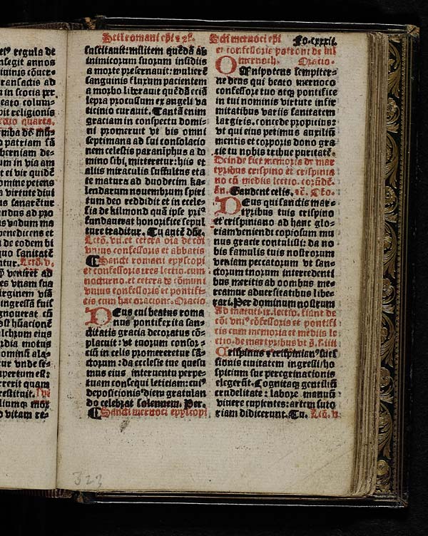 (263) Folio 132 - Sancti romani episcopi & confessoris. Sancti mernoci episcopi