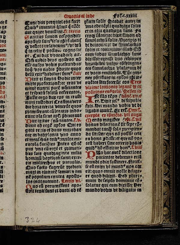 (265) Folio 133 - October Sancti beani episcopi et confessoris Apostolorum simonis et jude