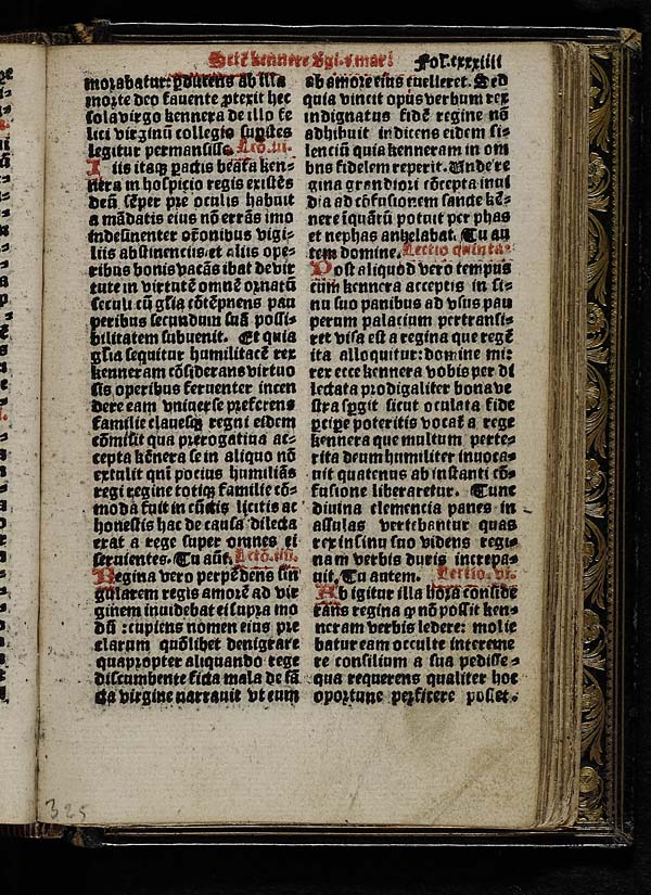 (267) Folio 134 - Sancte kennere virginis et martyris