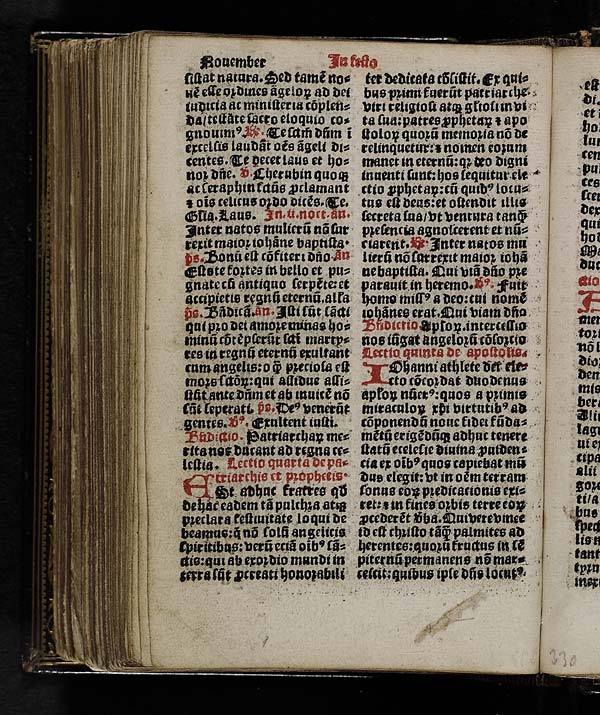 (276) Folio 138 verso - November In festo omnium sanctorum