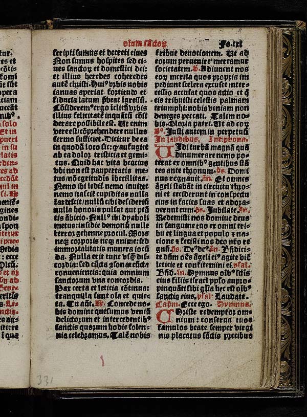 (279) Folio 140 - November In festo omnium sanctorum