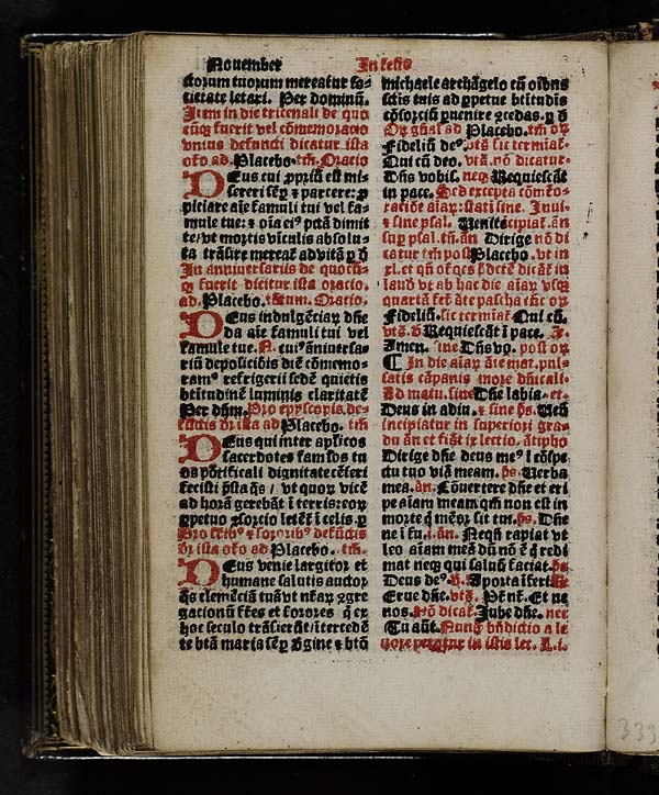 (282) Folio 141 verso - November In festo commemoracionis animarum