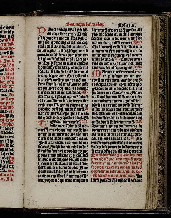 (283) Folio 142 - November In festo commemoracionis animarum