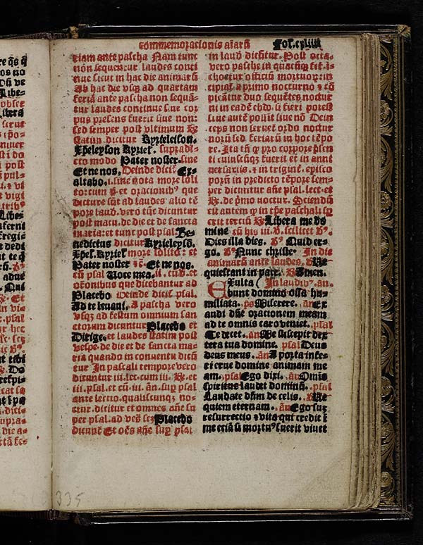 (287) Folio 144 - November In festo commemoracionis animarum
