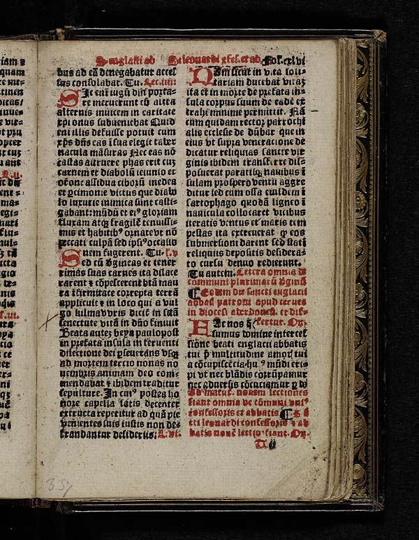 (291) Folio 146 - Sancti englasii abbatis Sancti leonardi confessoris et abbatis