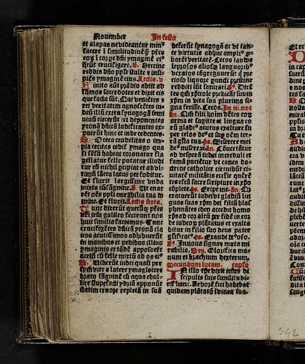 (300) Folio 150 verso - November In festo prone nostri salvatoris