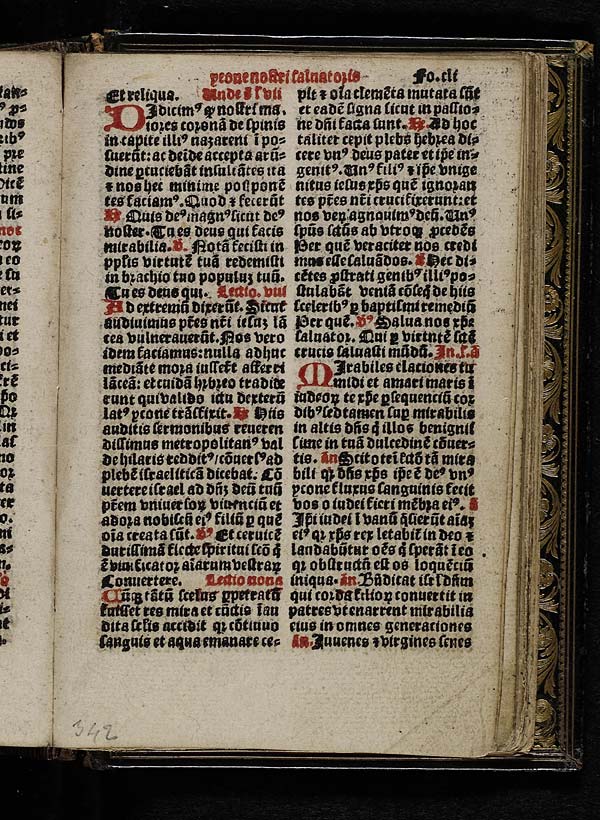 (301) Folio 151 - November In festo prone nostri salvatoris