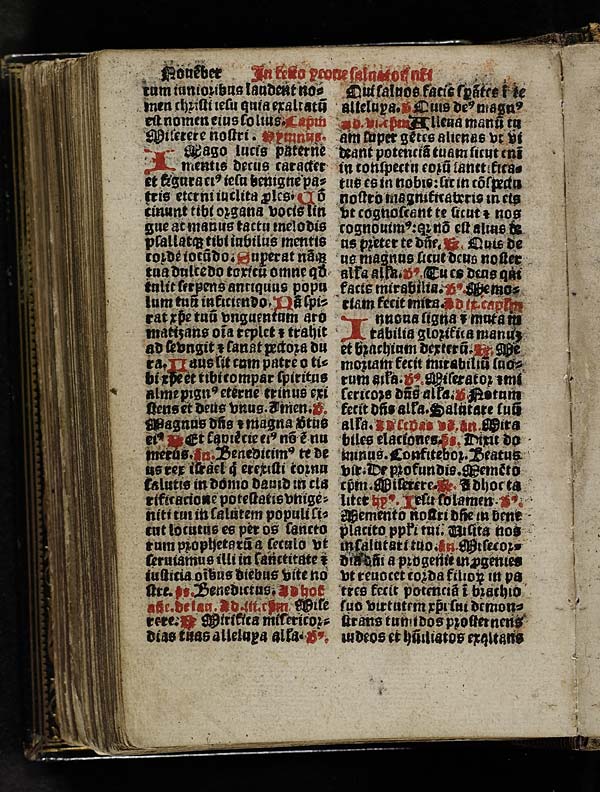 (302) Folio 151 verso - November In festo prone nostri salvatoris