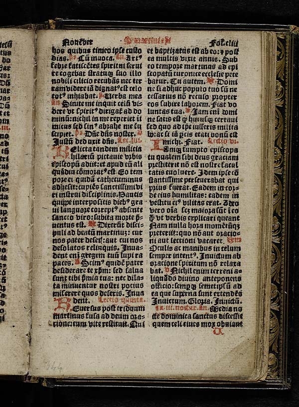 (305) Folio 153 - November Sancti martini episcopi
