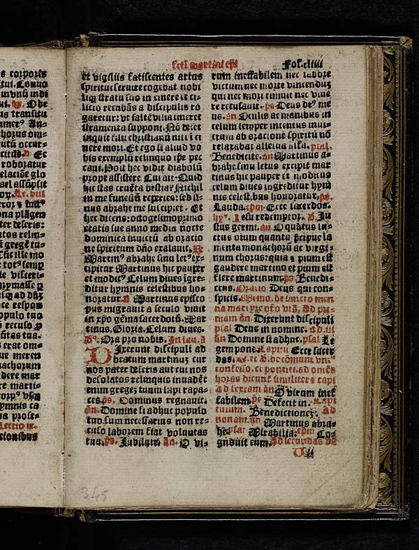 (307) Folio 154 - November In festo Sancti martini episcopi