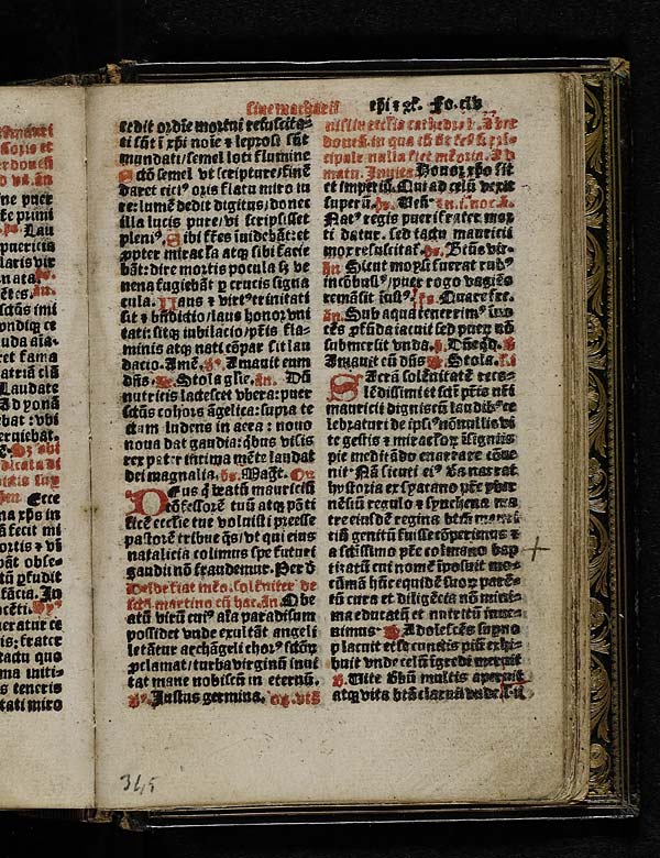(309) Folio 155 - November In solennitate sancti mauricii sive macharii episcopi et confessoris