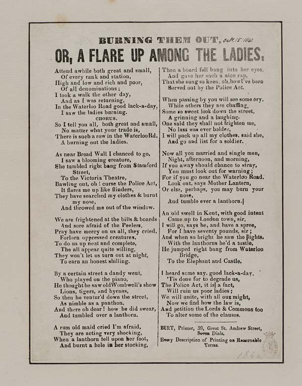 (15) Burning them out or, a flare up among the ladies