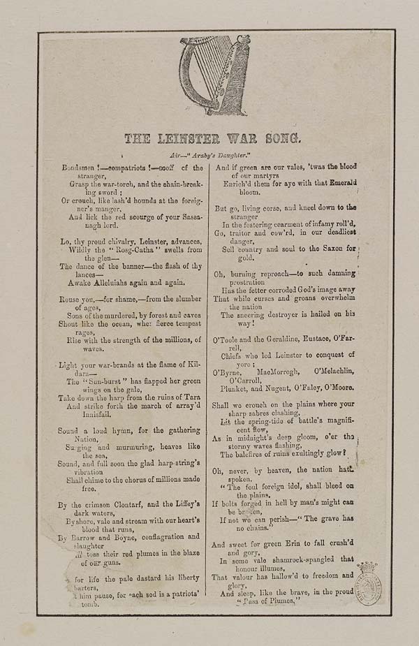 (6) Leinster war song