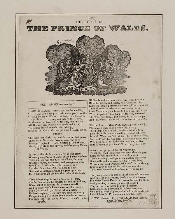 (26) Birth of the Prince of Wales
