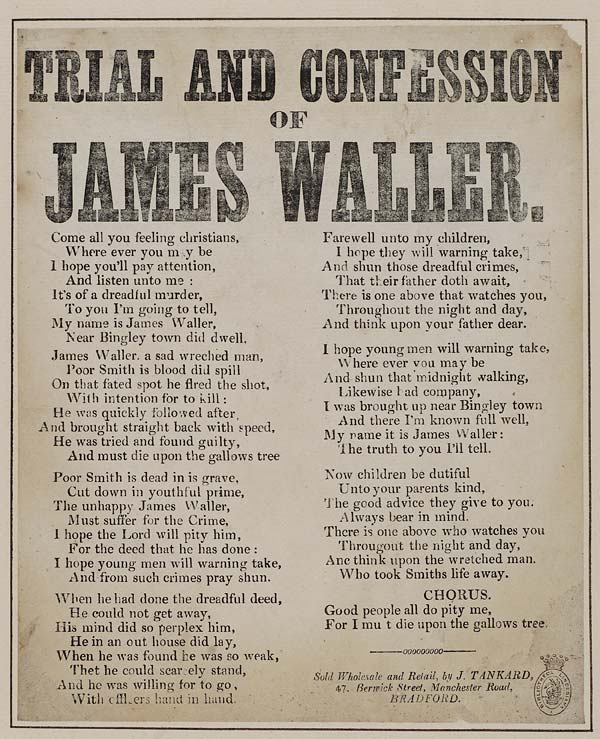 (25) Trial and confession of James Waller