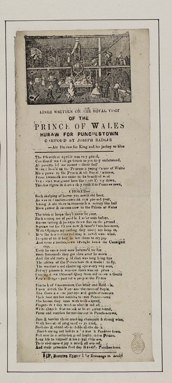 (37) Lines written on the royal visit of the Prince of Wales