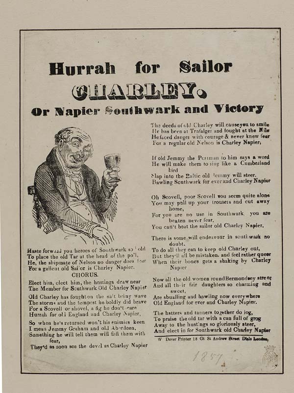(67) Hurrah for sailor Charley or Napier Southwark and victory