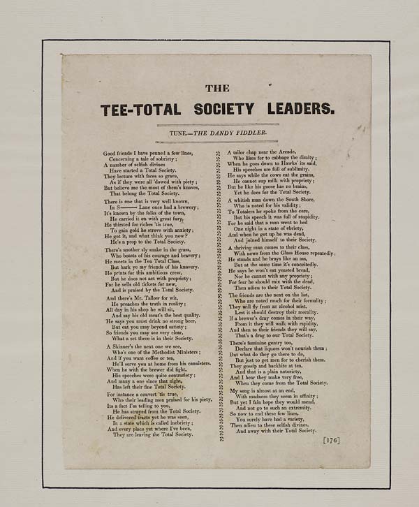 (21) Tee-total society leaders