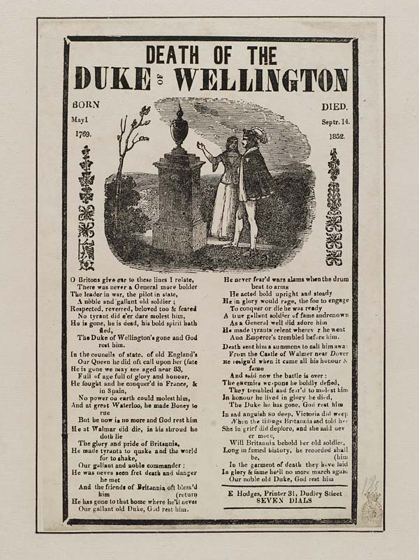 (40) Death of the Duke of Wellington