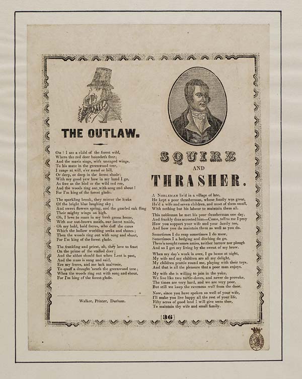 Outlaw Occupations English ballads National Library of Scotland