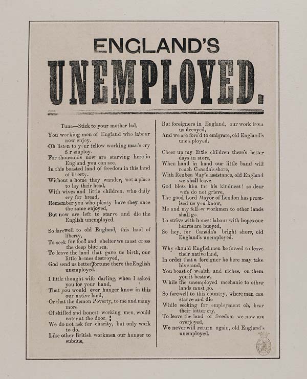 (56) England's unemployed