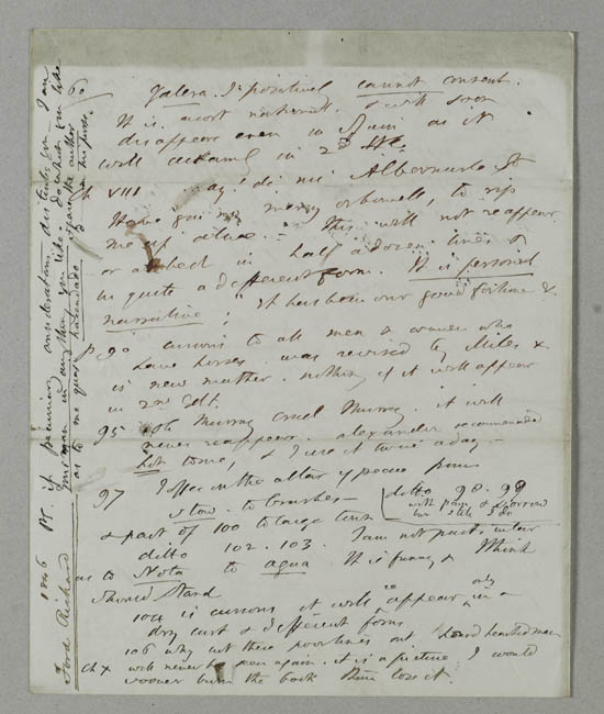Letter of Richard Ford to John Murray 1846 - MS.42226