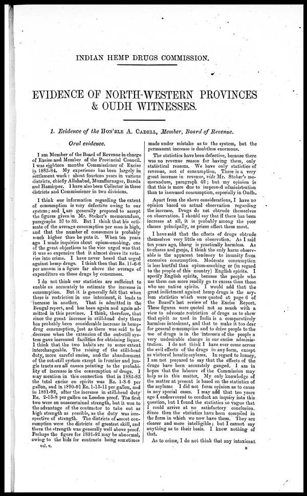 (21) [Page1] - Evidence of North-Western Provinces & Oudh witnesses