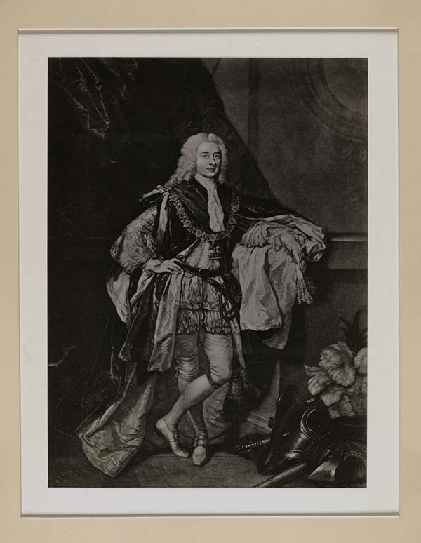 (236) Blaikie.SNPG.2.3 - Unidentified man in Garter robes

Portrait of unidentified man, standing, dressed very lavishly, with armour on the floor beside him