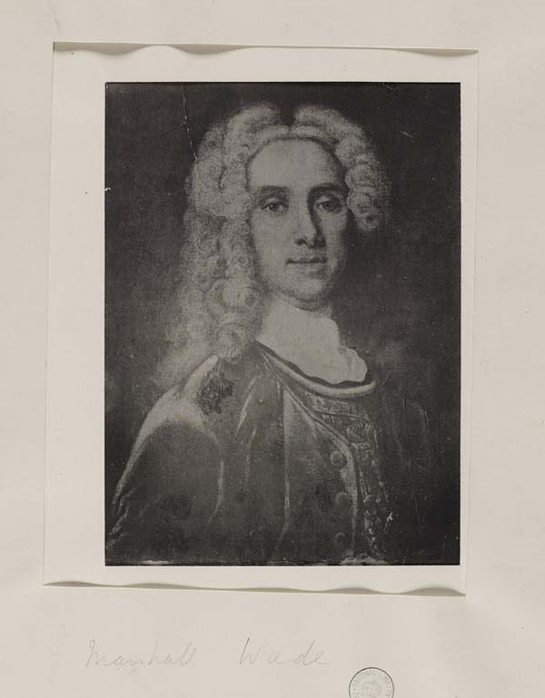 (239) Blaikie.SNPG.2.6 - Field-Marshall George Wade, 1673-1748. Commander-in-Chief in Scotland

Portrait of General George Wade, white wig and nice clothes