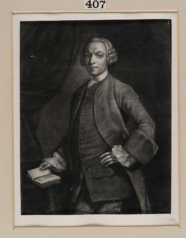 (586) Blaikie.SNPG.4.7 - Dr. Archibald CAMERON (1707- 1753)

Portrait of Archibald Cameron, standing, with book in hand, resting on table. Handwritten note on mounting says: "Dr. Archibald Cameron, Lochiel's brother, Executed 1753"