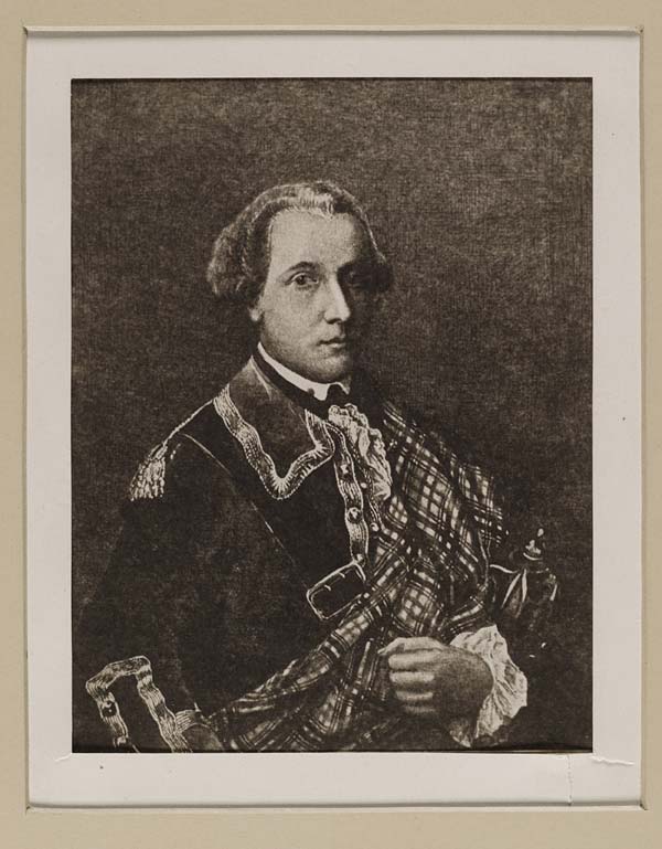 (572) Blaikie.SNPG.4.14 - Portrait of Donald CAMERON, the Gentle Lochiel (1695- 1748)

Portrait of David Cameron, with coat and then tartan sash over shoulder, portrait to waist